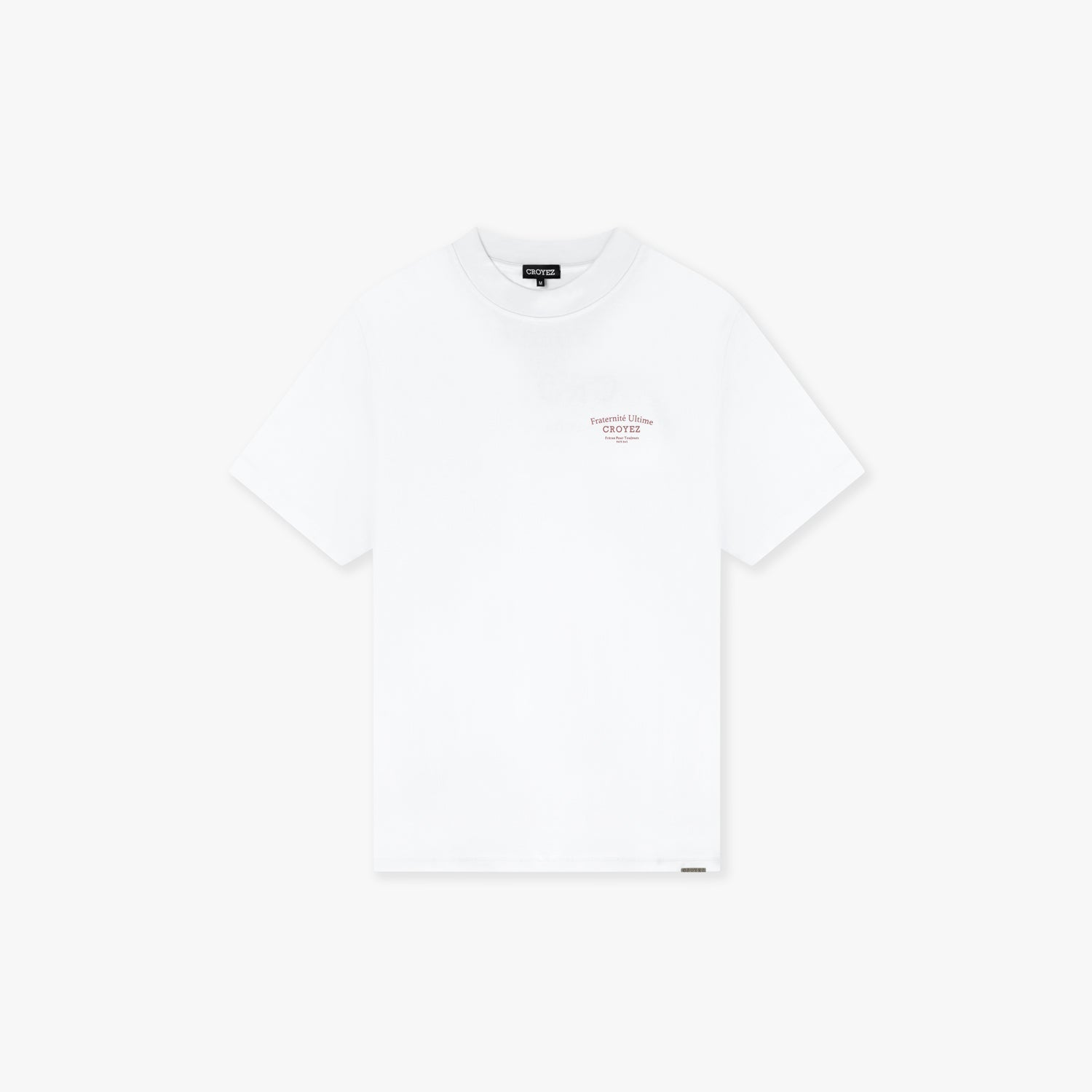 CROYEZ FRATERNITÉ T-SHIRT - WHITE/RED
