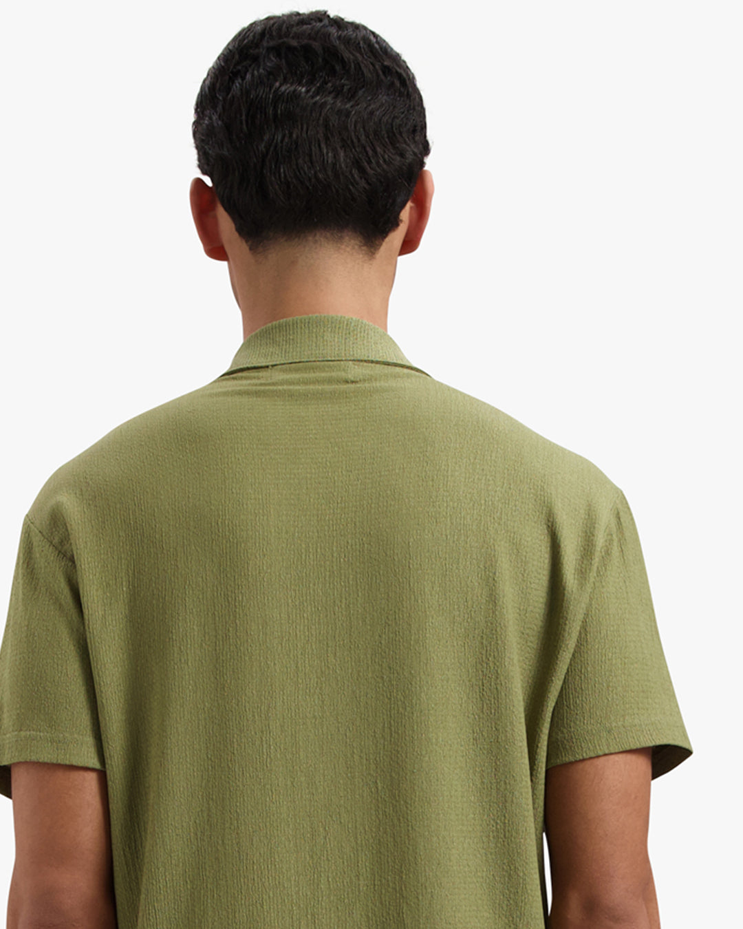 CROYEZ SEERSUCKER SHIRT | WASHED OLIVE