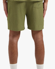 CROYEZ SEERSUCKER SHORTS | WASHED OLIVE