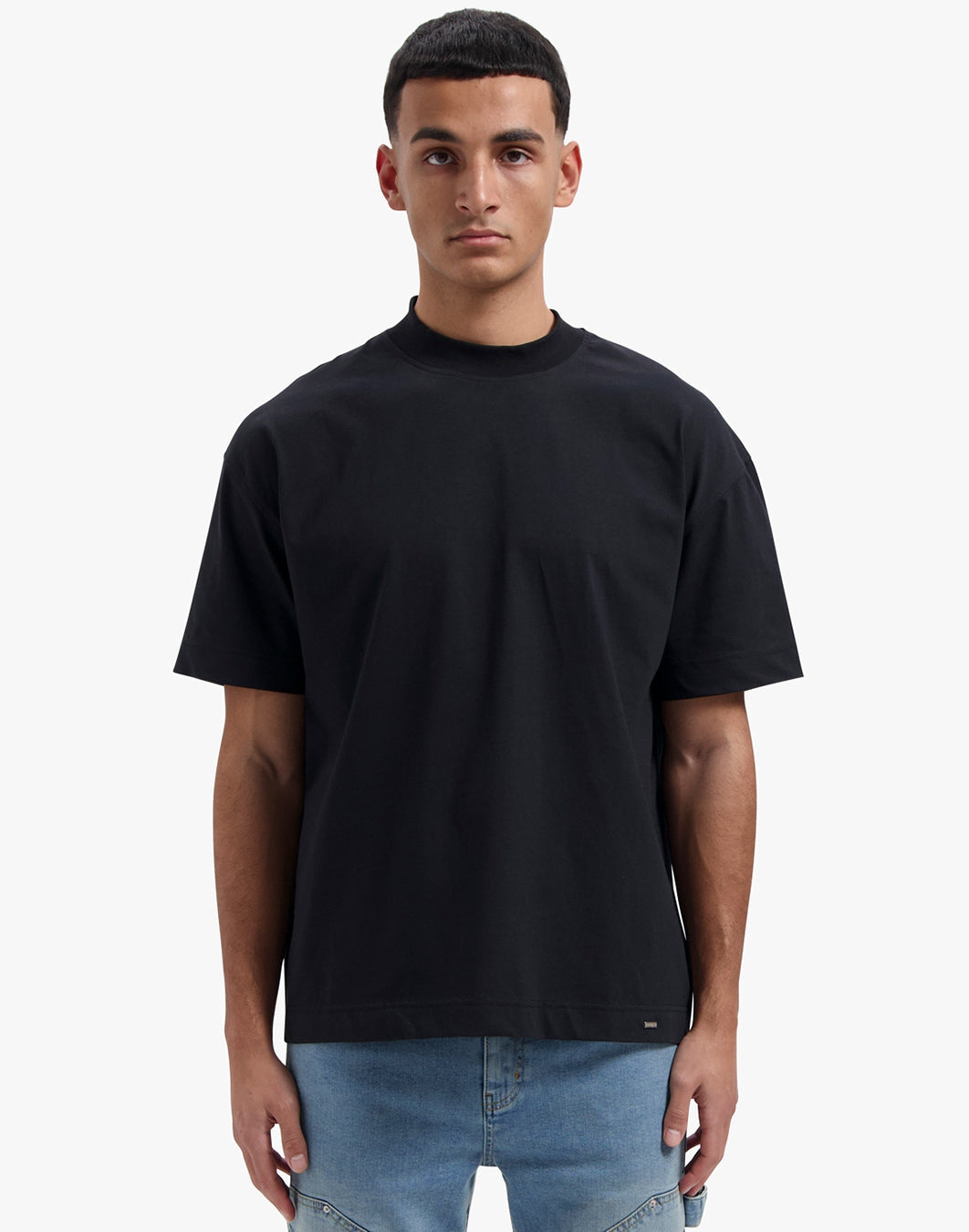 CROYEZ OVERSIZED FUNDAMENTAL T-SHIRT - BLACK