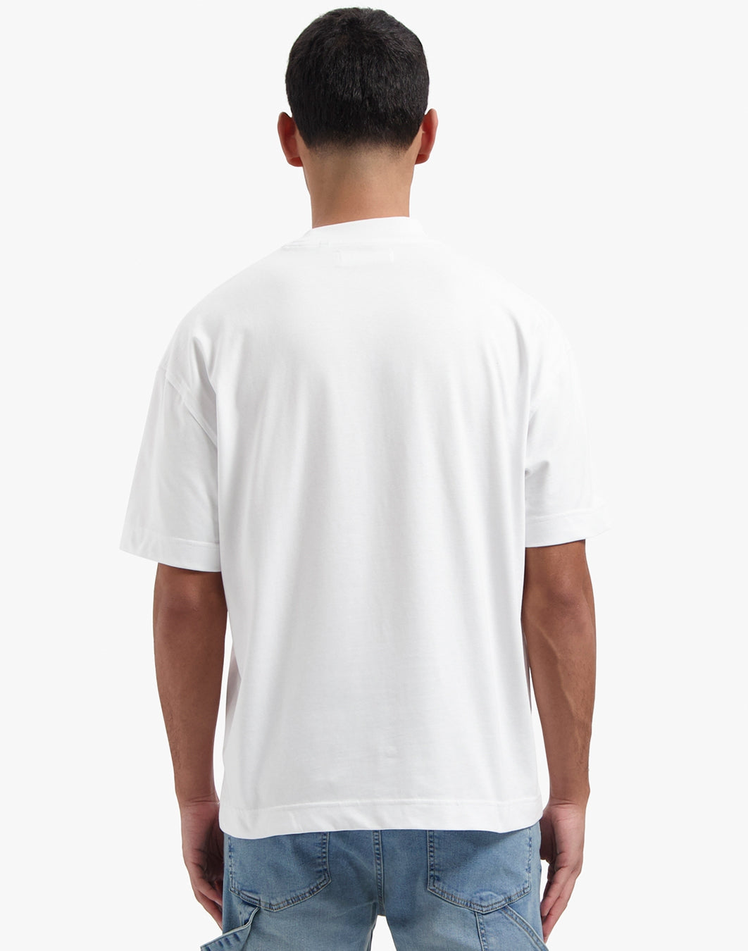 CROYEZ OVERSIZED FUNDAMENTAL T-SHIRT - WHITE