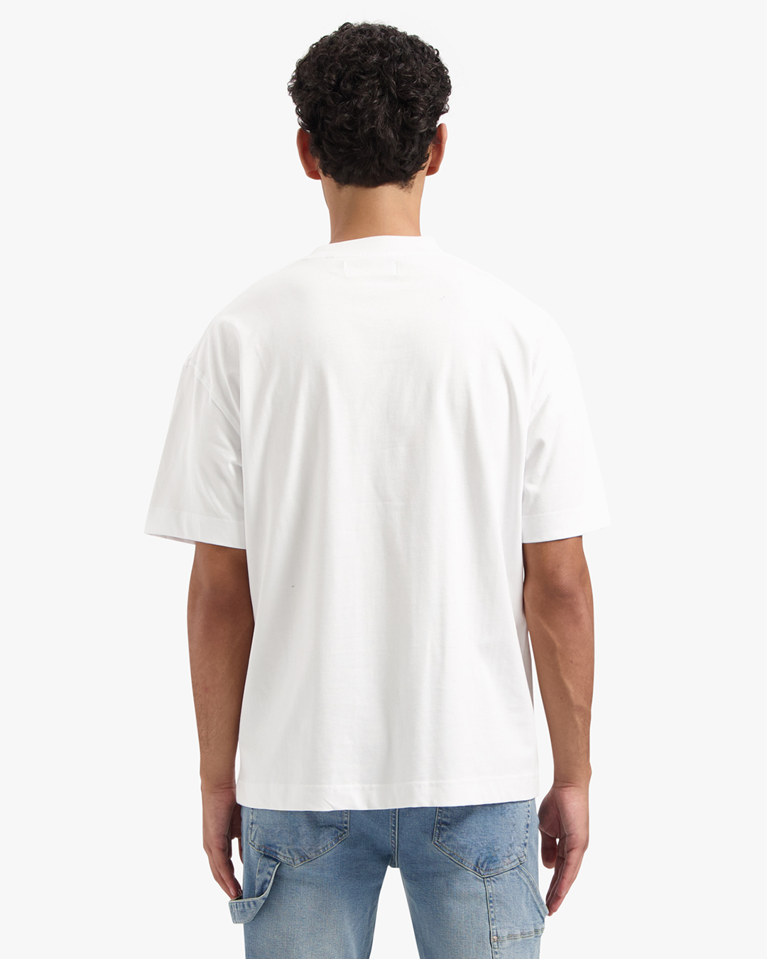 CROYEZ INITIAL T-SHIRT | WHITE/NAVY