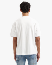 CROYEZ INITIAL T-SHIRT | WHITE/NAVY