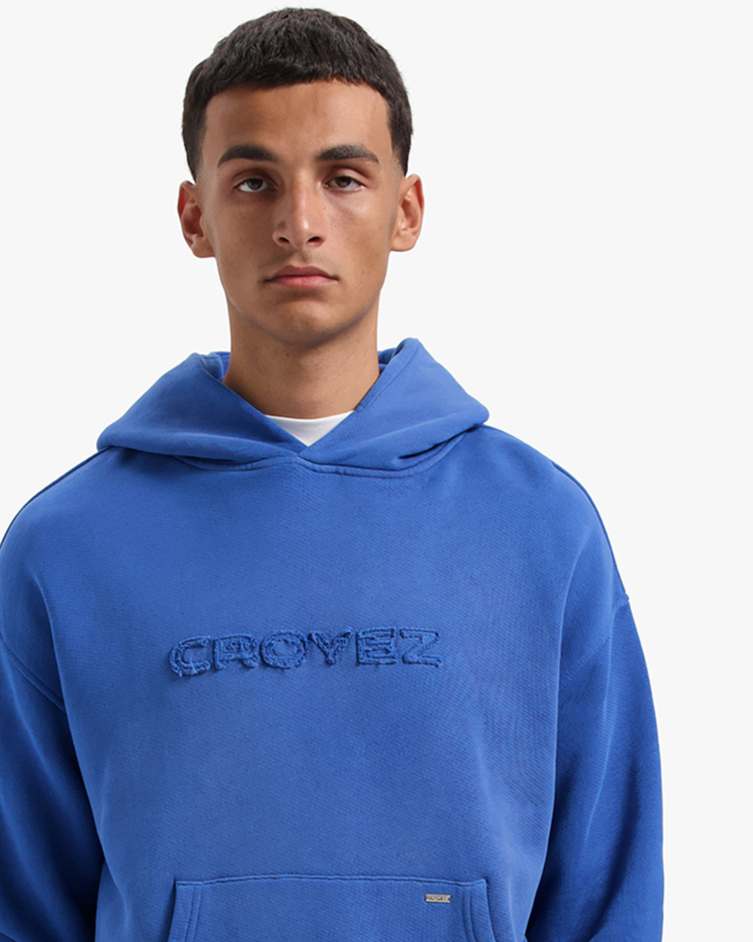 CROYEZ CUTOUT HOODIE - COBALT BLUE