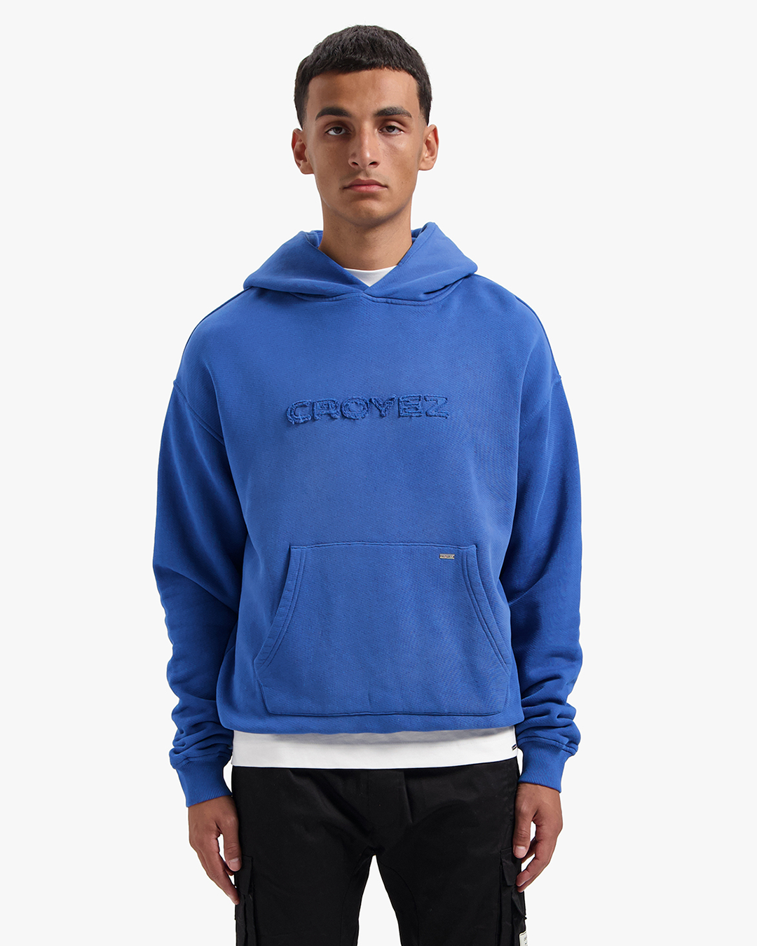 CROYEZ CUTOUT HOODIE | COBALT BLUE