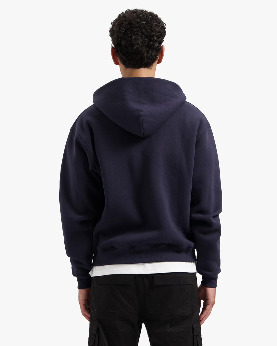 CROYEZ BASIC ZIP HOODIE - NAVY