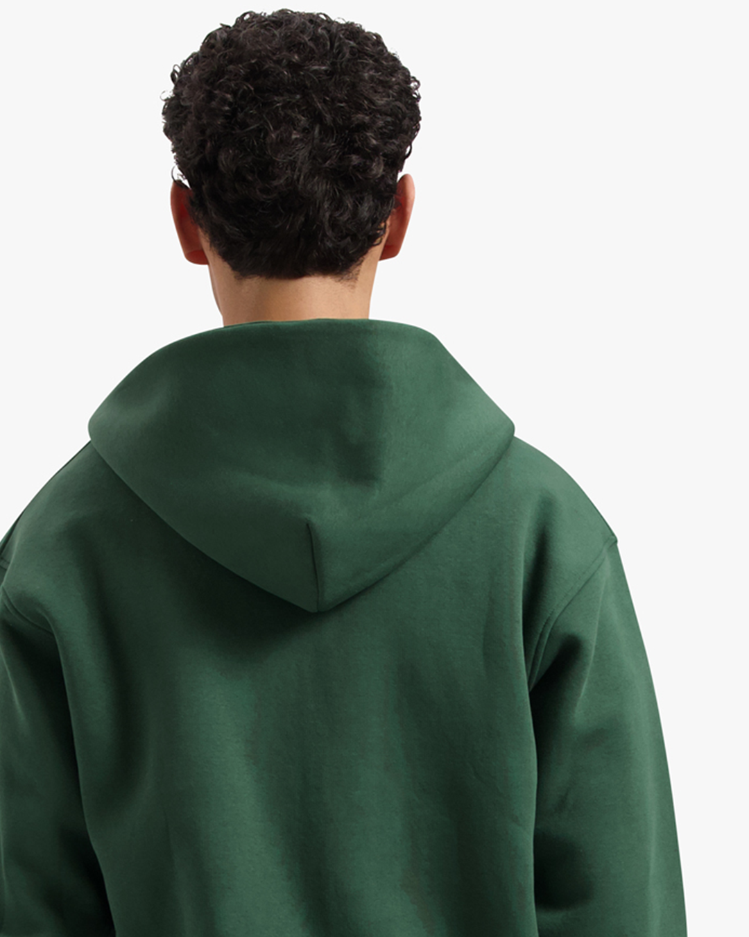 CROYEZ BASIC ZIP HOODIE | DARK GREEN