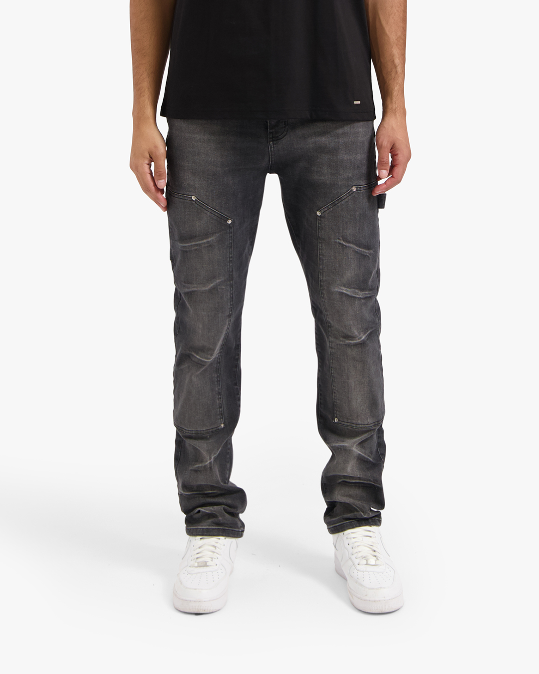 CROYEZ CH2 CARPENTER JEANS - BLACK