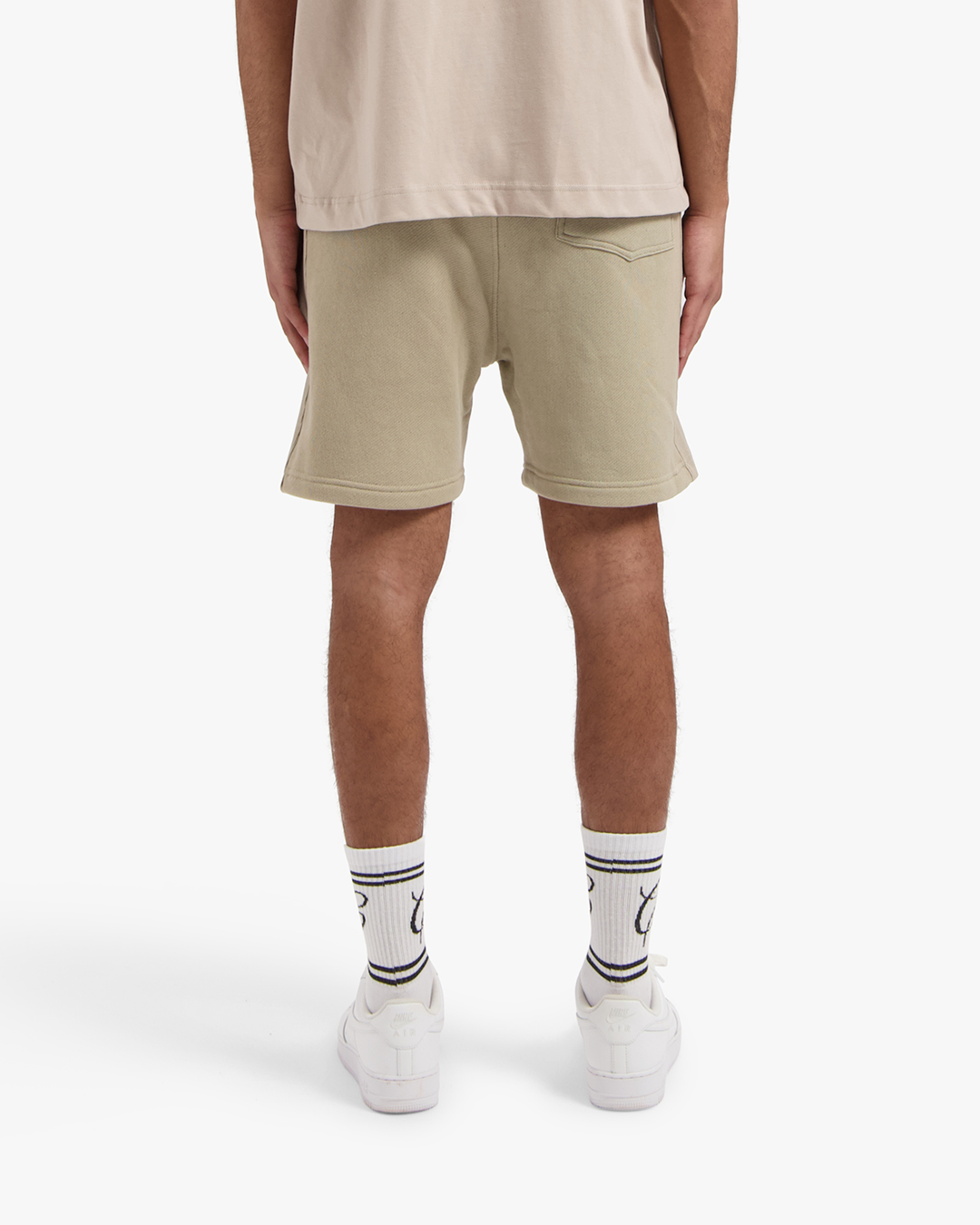 CROYEZ HEAVYWEIGHT LOGO SHORTS | KHAKI