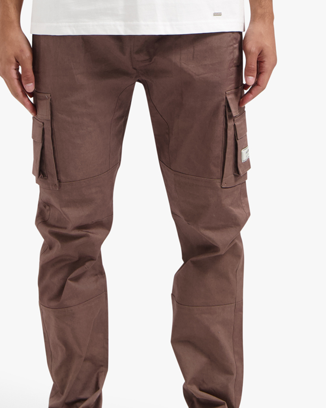 CROYEZ PARACHUTE CARGO PANTS - BROWN