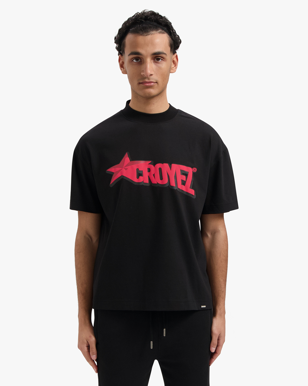 CROYEZ CELESTIAL T-SHIRT | BLACK/RED