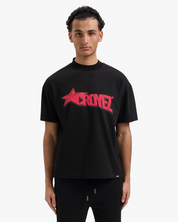 CROYEZ CELESTIAL T-SHIRT | BLACK/RED