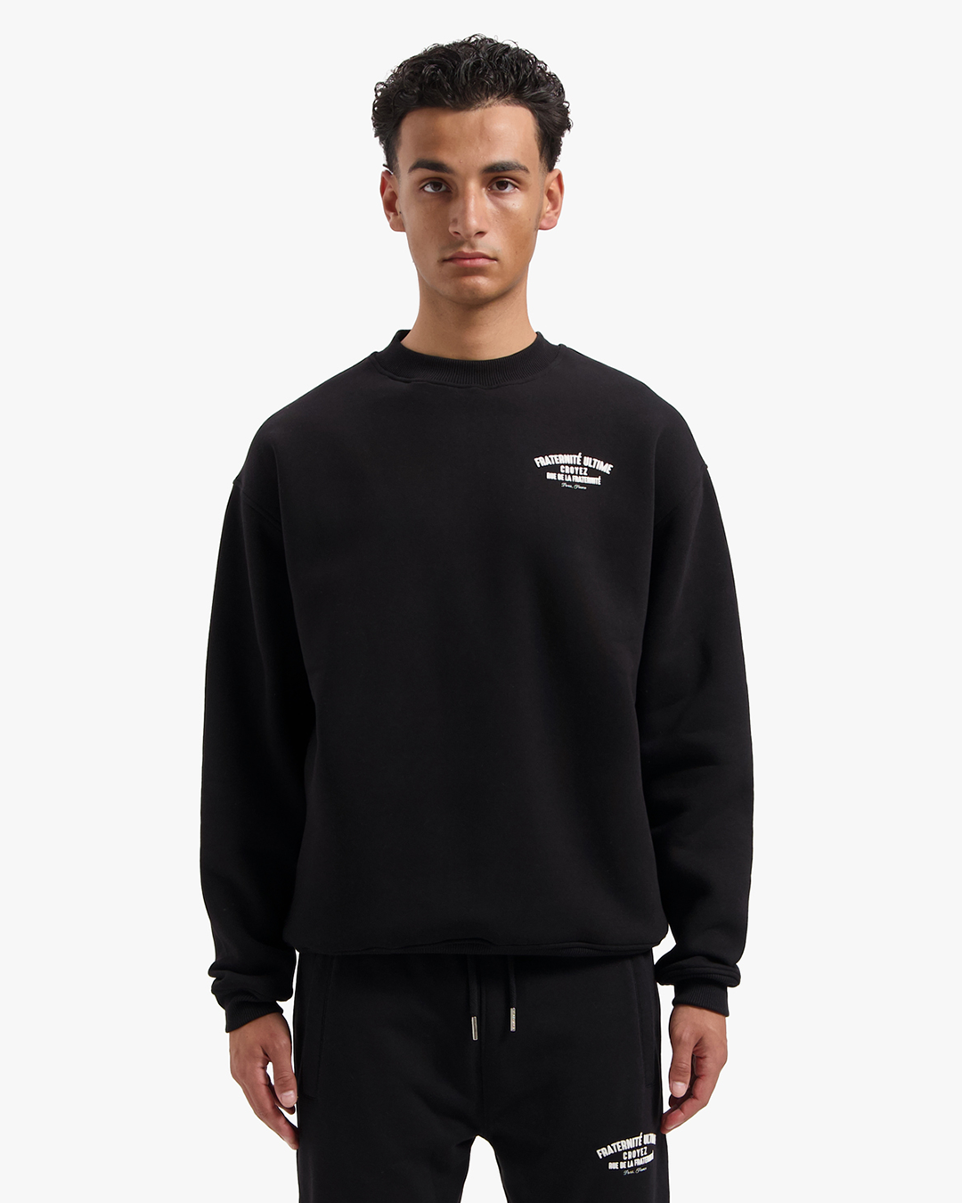 CROYEZ FRATERNITÉ ULTIME SWEATER - BLACK