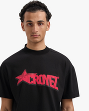 CROYEZ CELESTIAL T-SHIRT | BLACK/RED