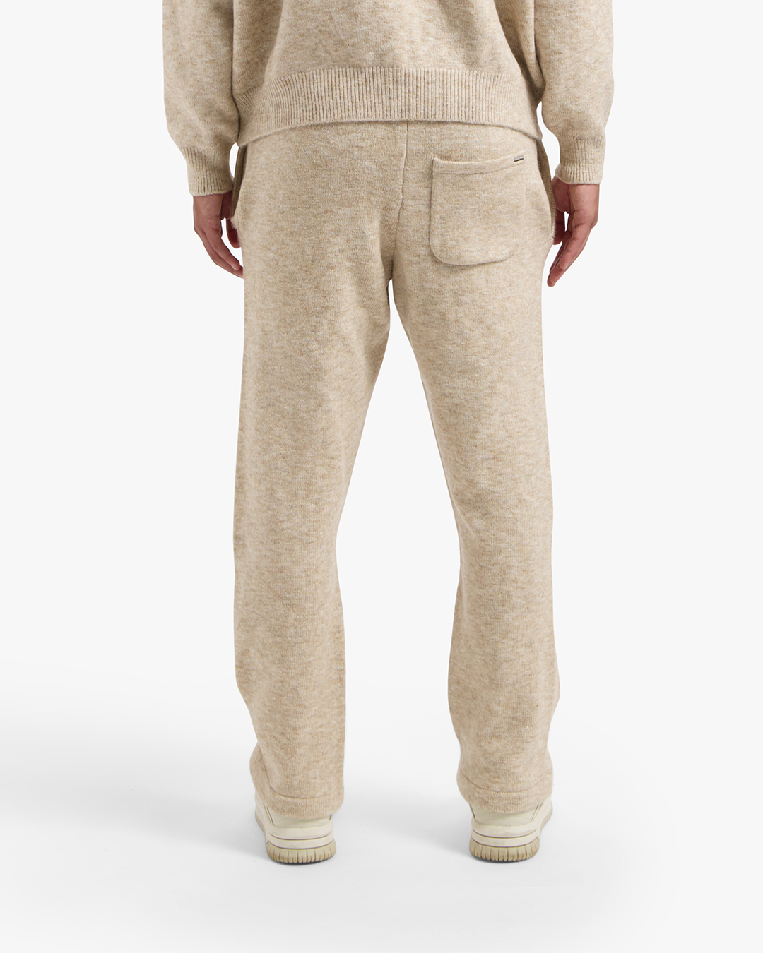 CROYEZ ESSENCE KNIT PANTS - BEIGE