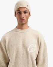 CROYEZ INITIAL BEANIE | CREAM