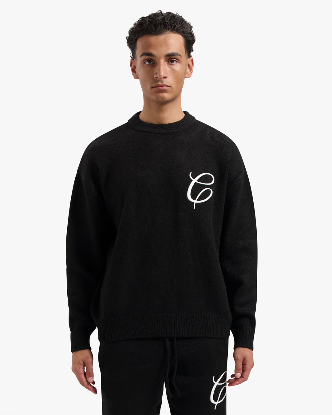 CROYEZ ESSENCE KNIT SWEATER - BLACK