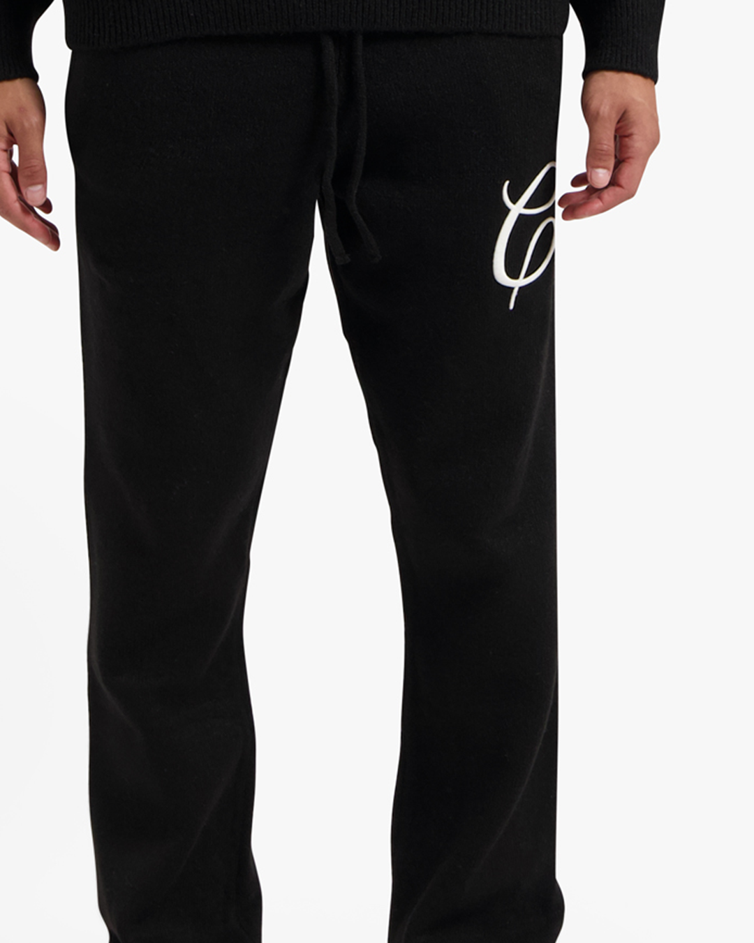 CROYEZ ESSENCE KNIT PANTS | BLACK