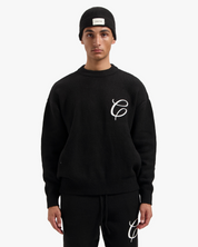 CROYEZ LABEL BEANIE | BLACK