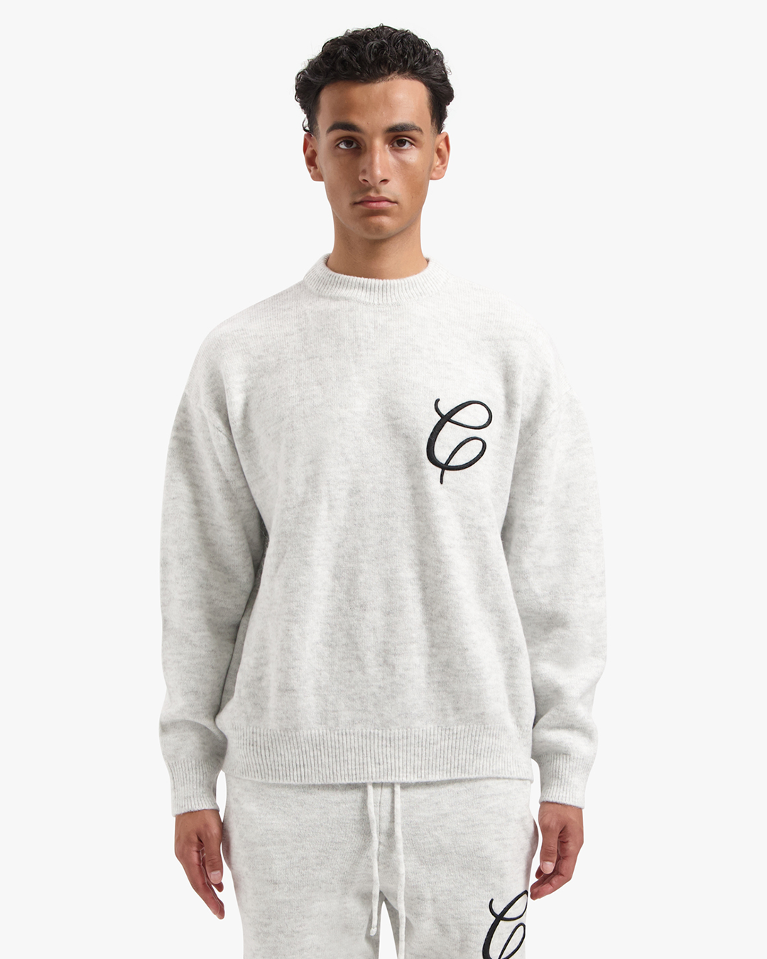 CROYEZ ESSENCE KNIT SWEATER - GREY