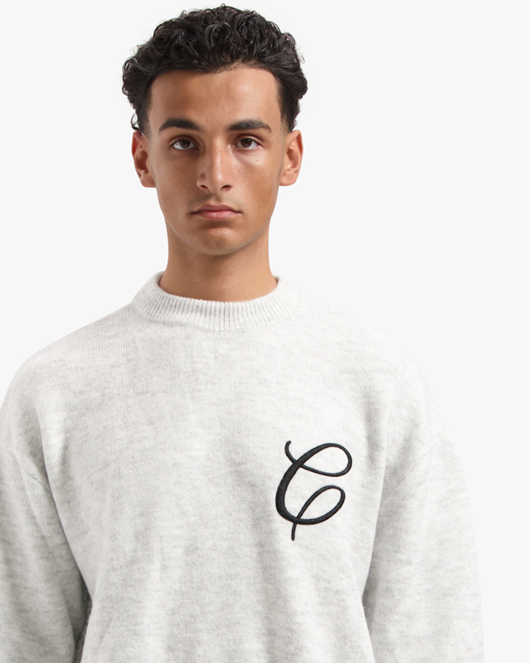 CROYEZ ESSENCE KNIT SWEATER - GREY