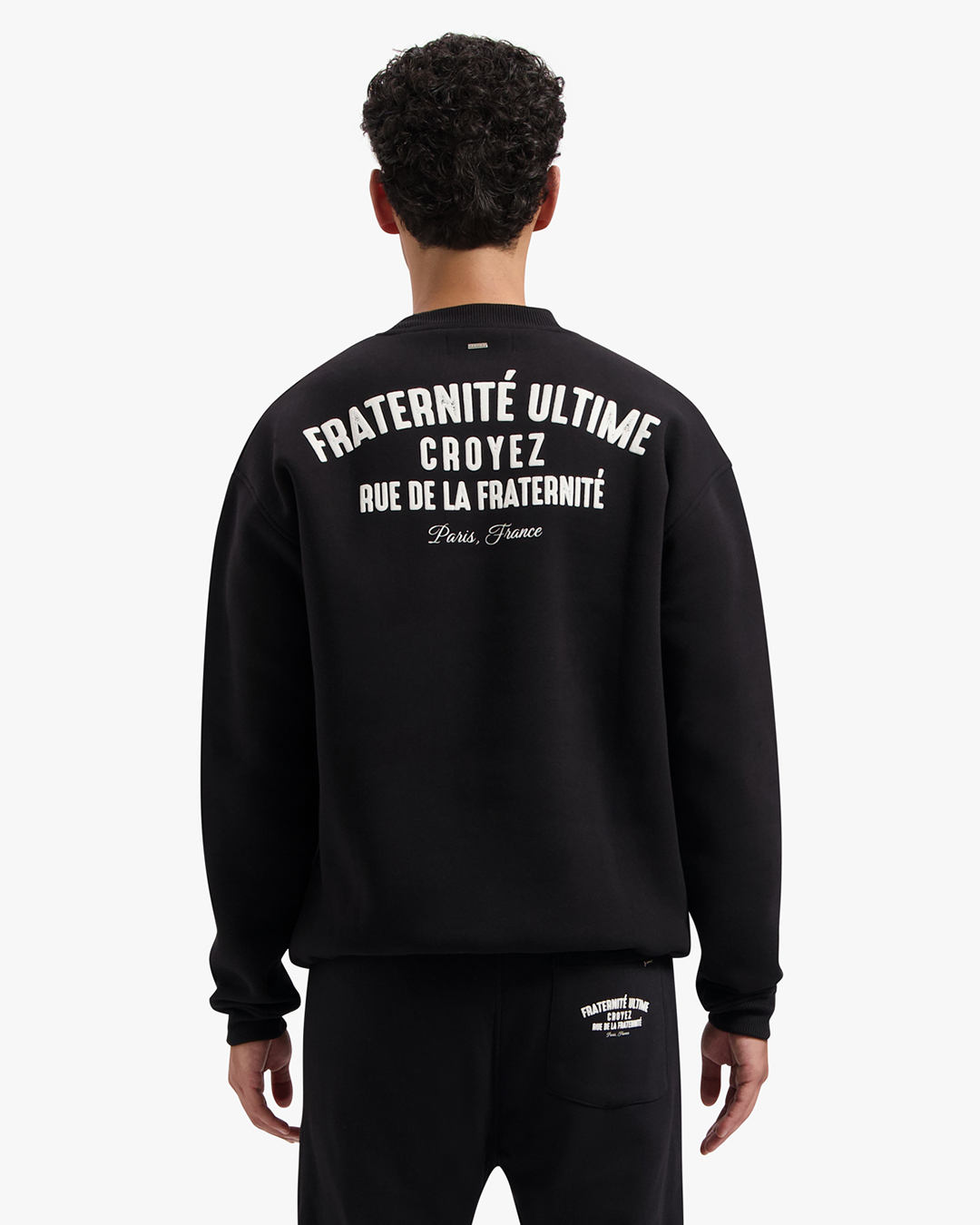 CROYEZ FRATERNITÉ ULTIME SWEATER - BLACK