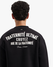 CROYEZ FRATERNITÉ ULTIME SWEATER | BLACK