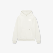 CROYEZ FAMILY OWNED BUSINESS HOODIE | OFF-WHITE/DARK GREEN