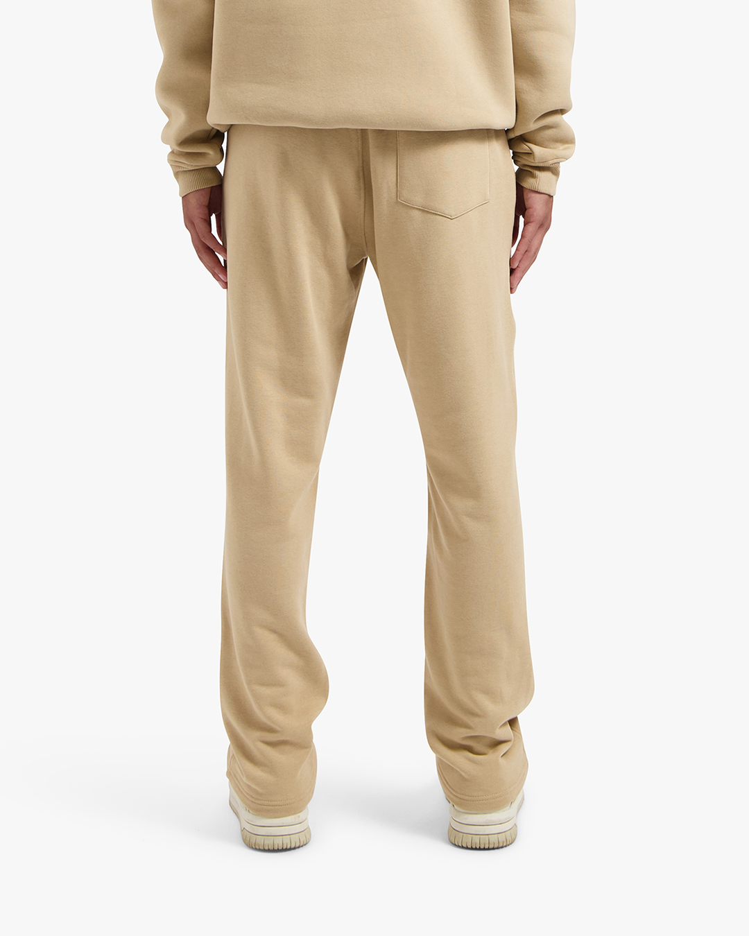 CROYEZ ATELIER SWEATPANTS - BEIGE/WHITE