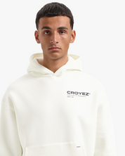 CROYEZ ATELIER HOODIE | CREAM/NAVY