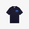 CROYEZ ATELIER FLOWER T-SHIRT - NAVY