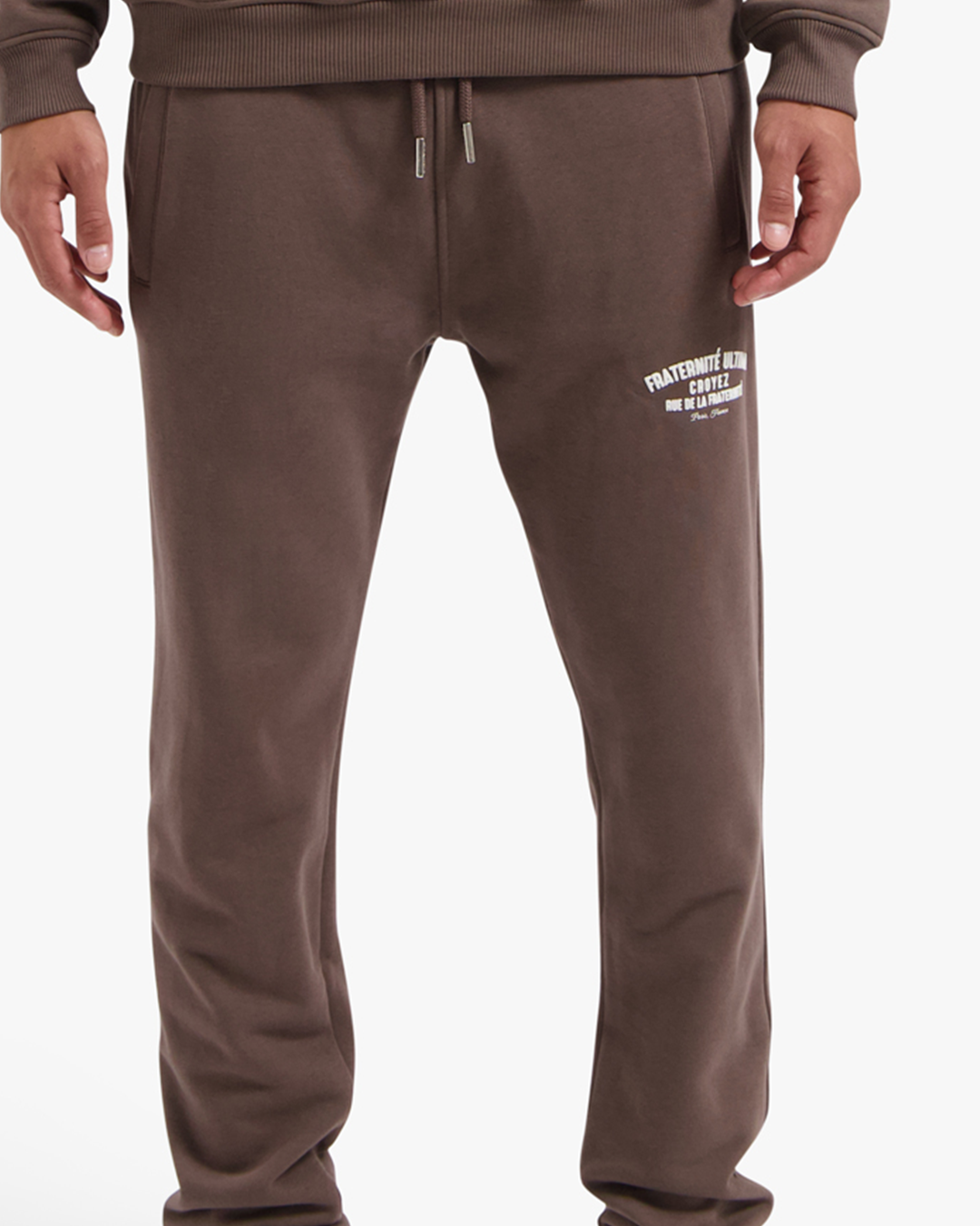 CROYEZ FRATERNITÉ ULTIME SWEATPANTS - BROWN