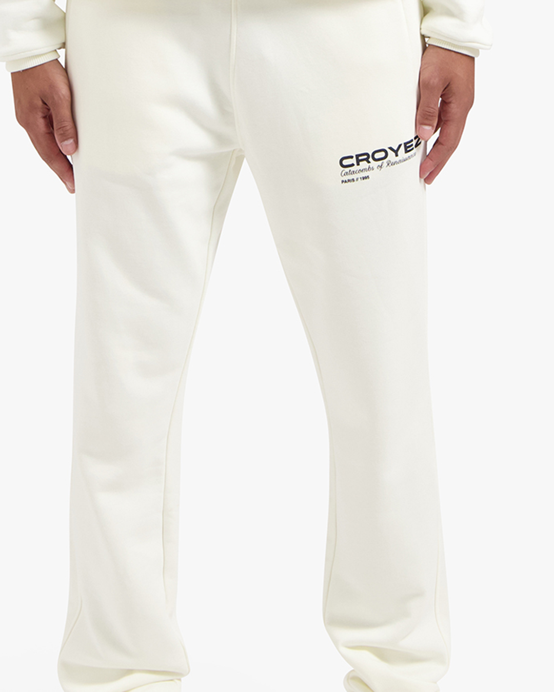 CROYEZ ATELIER SWEATPANTS | CREAM/NAVY