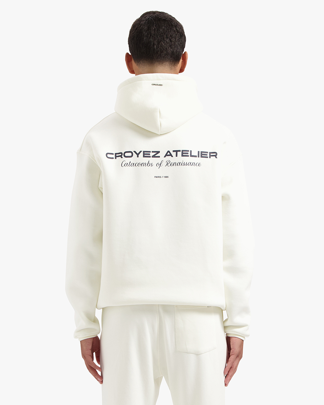 CROYEZ ATELIER HOODIE | CREAM/NAVY