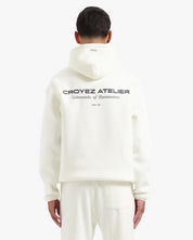 CROYEZ ATELIER HOODIE | CREAM/NAVY