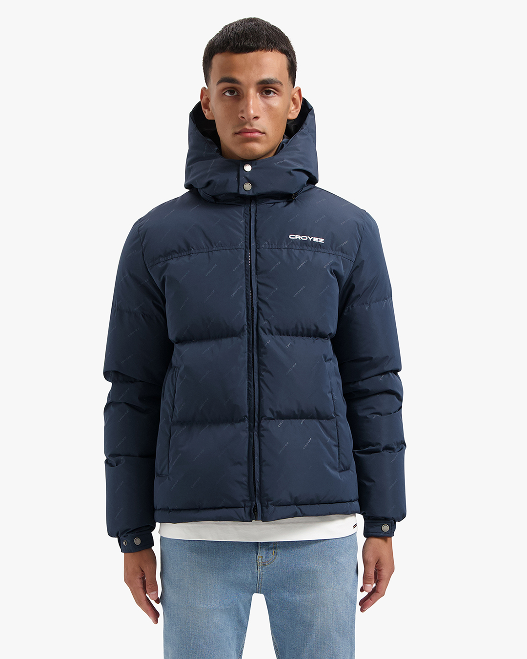 CROYEZ ALLOVER PUFFER JACKET | NAVY