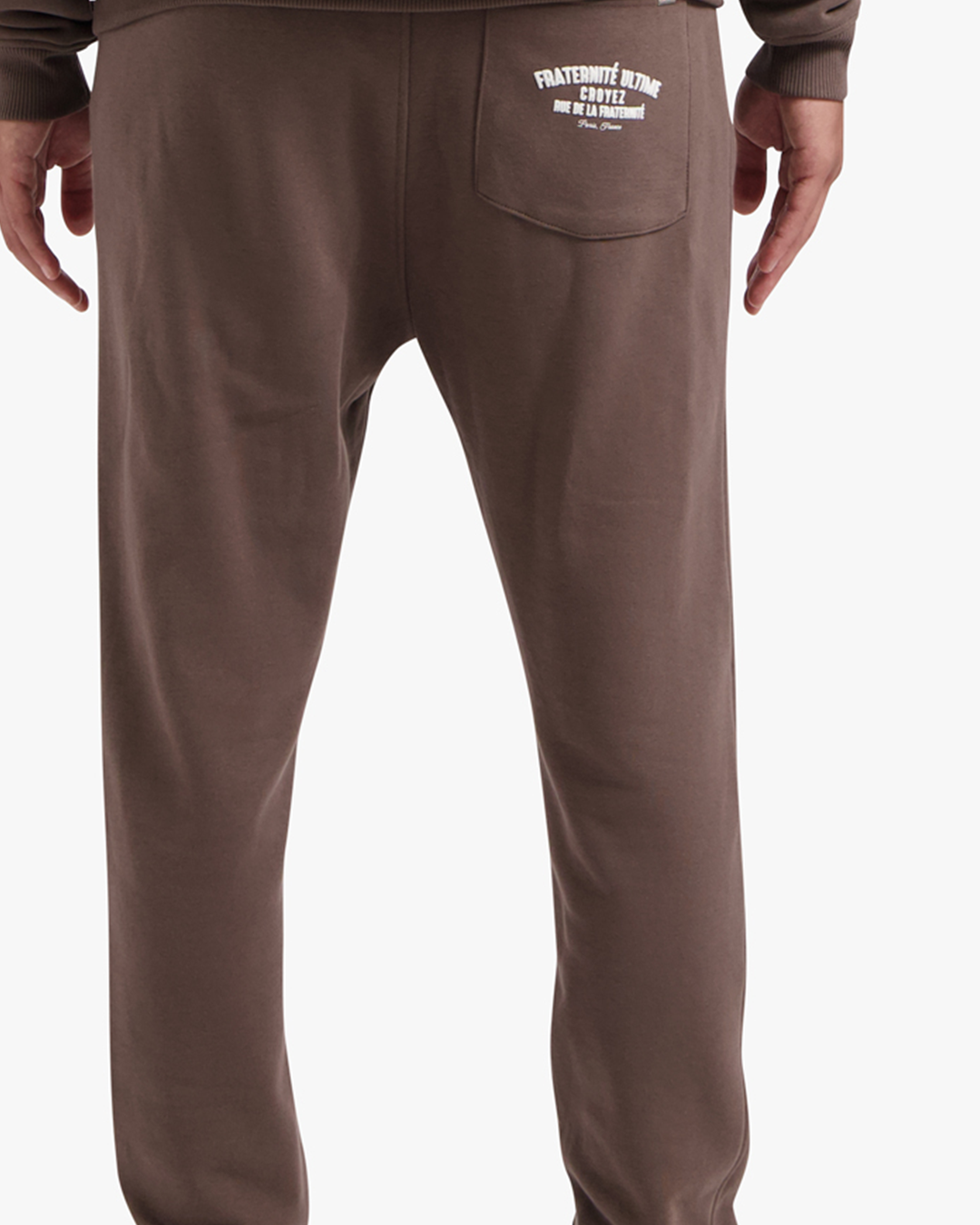 CROYEZ FRATERNITÉ ULTIME SWEATPANTS - BROWN