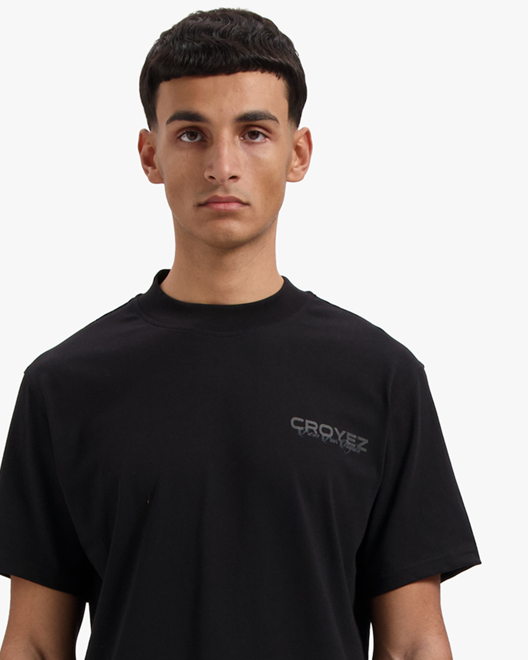 CROYEZ FRÈRES T-SHIRT - BLACK/BLACK