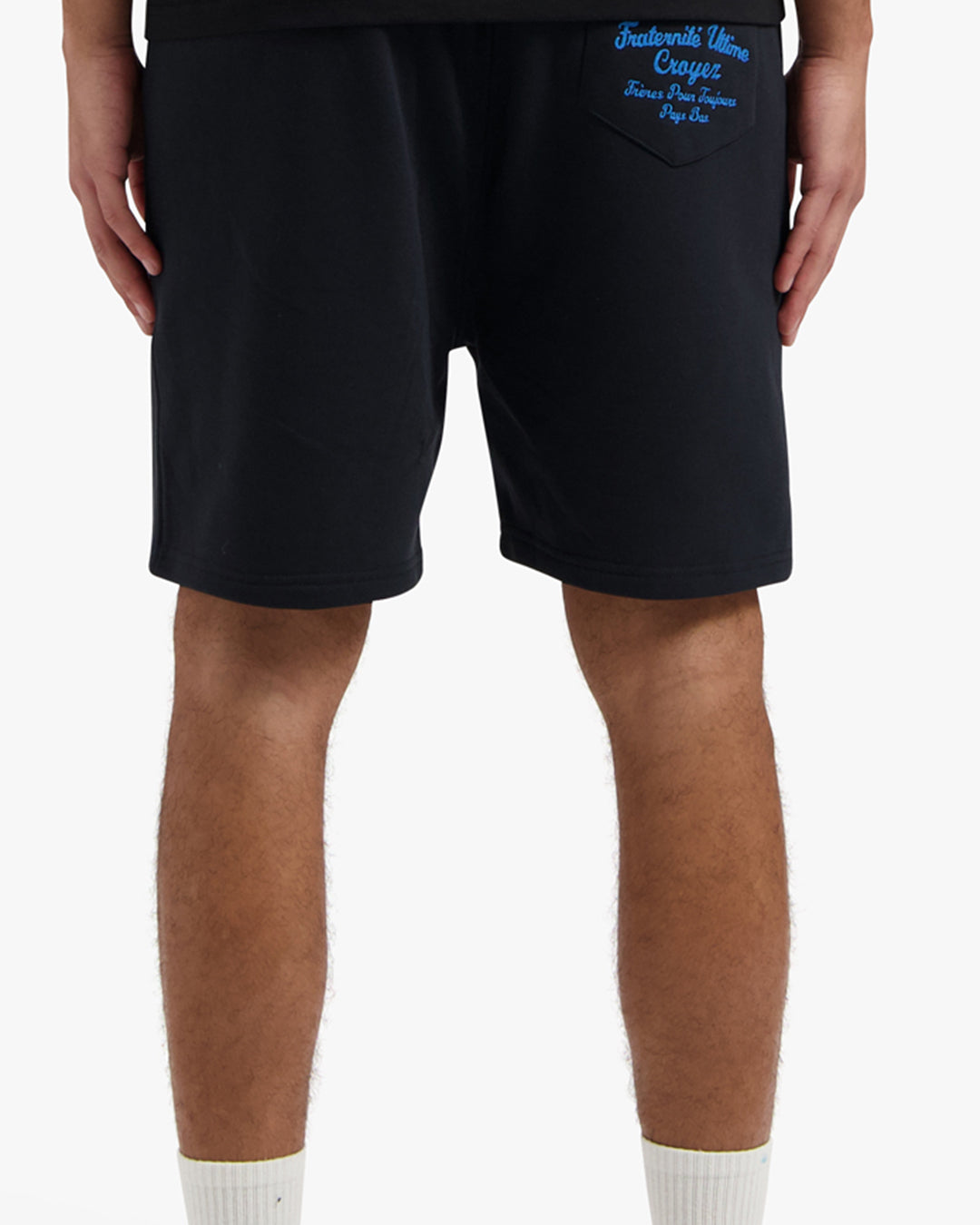 CROYEZ FRATERNITÉ SHORTS | VINTAGE BLACK/ROYAL BLUE