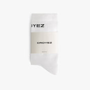 Croyez Logo Socks 2-Pack | White