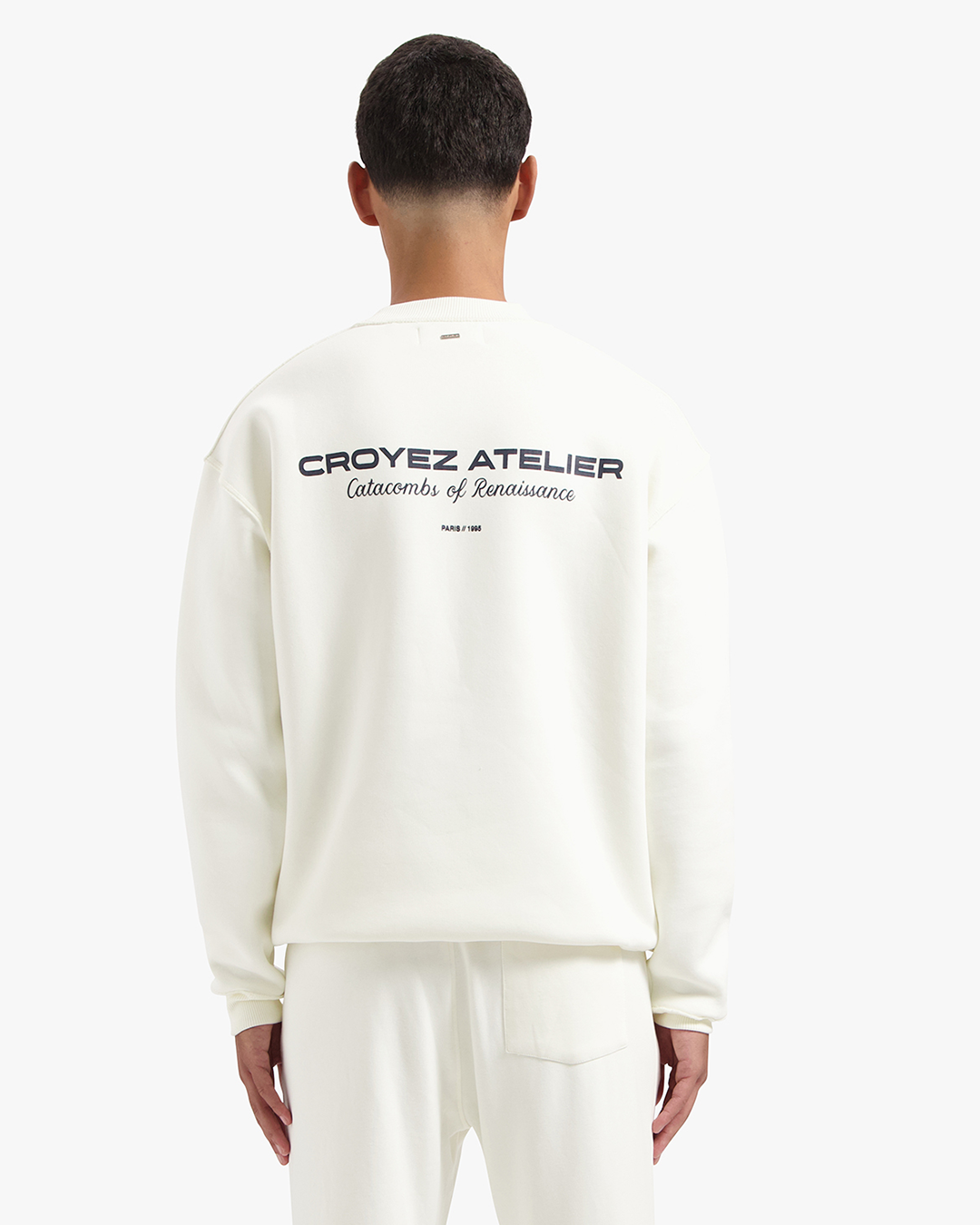 CROYEZ ATELIER SWEATER - CREAM/NAVY