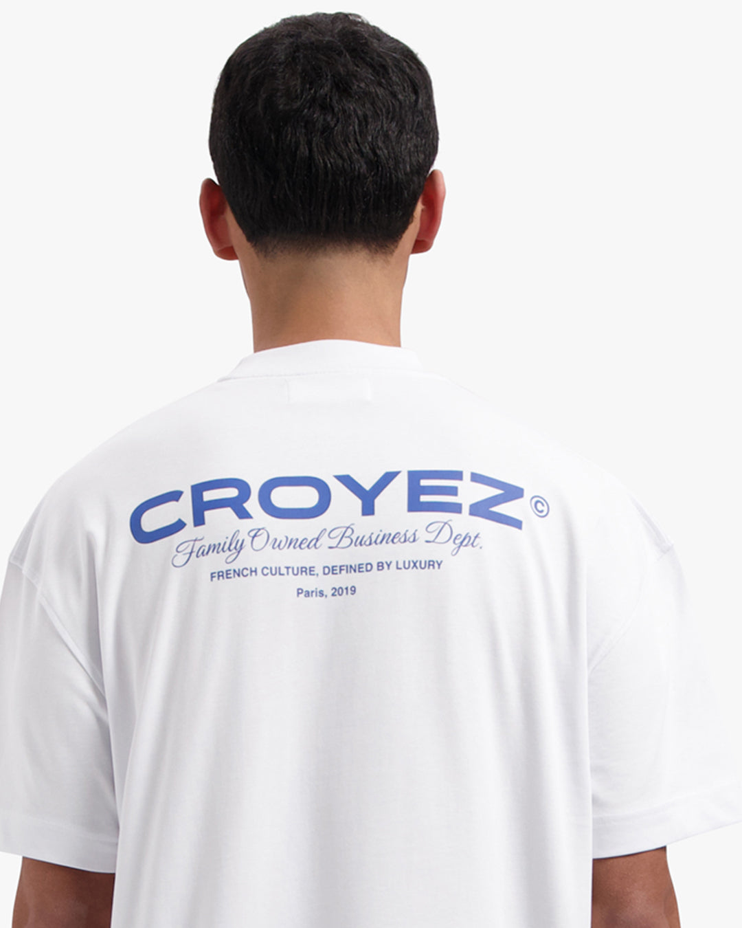 CROYEZ FAMILY OWNED BUSINESS T-SHIRT - WHITE