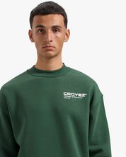 CROYEZ ATELIER SWEATER | DARK GREEN/WHITE