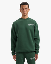 CROYEZ ATELIER SWEATER | DARK GREEN/WHITE