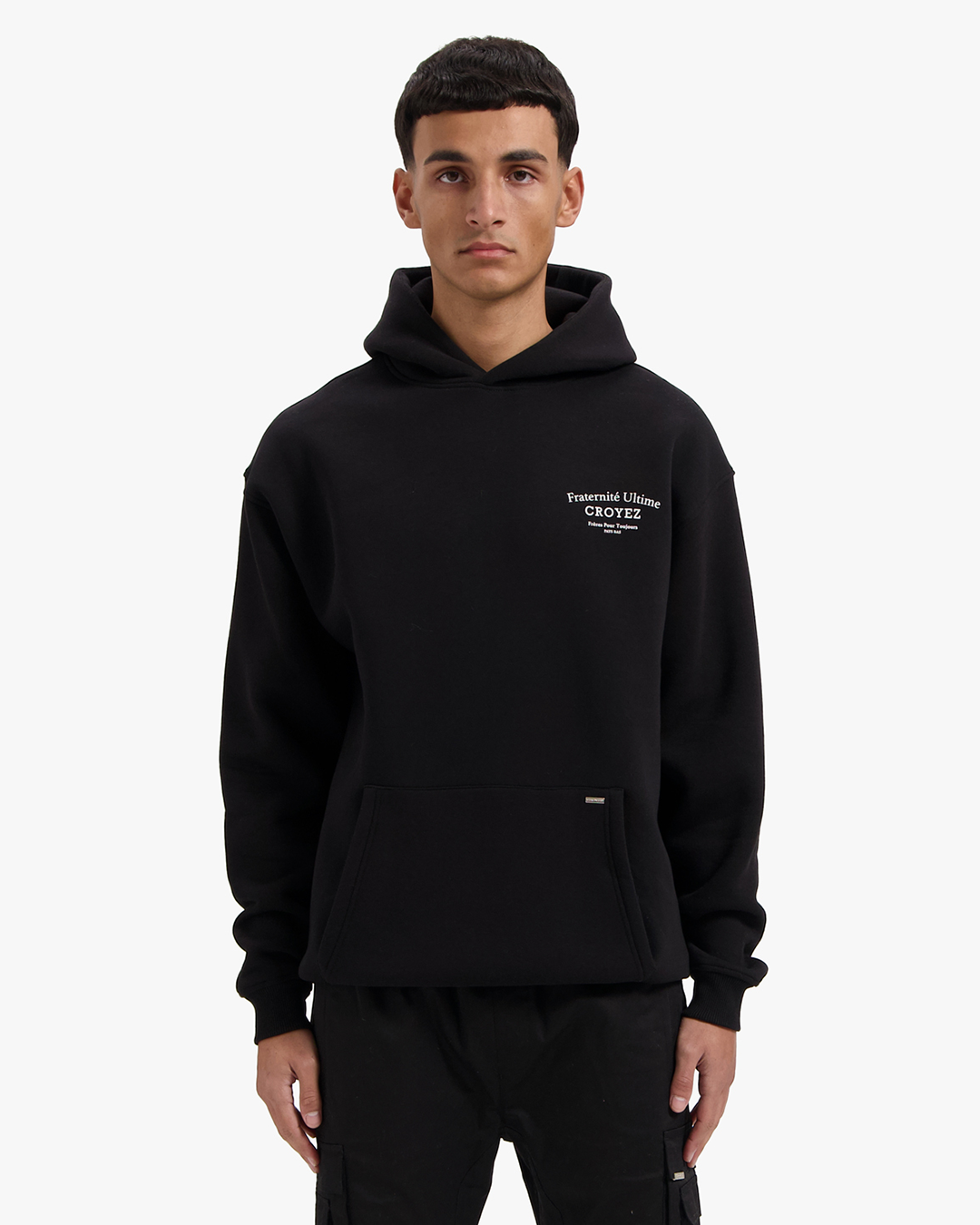 CROYEZ FRATERNITÉ HOODIE | BLACK