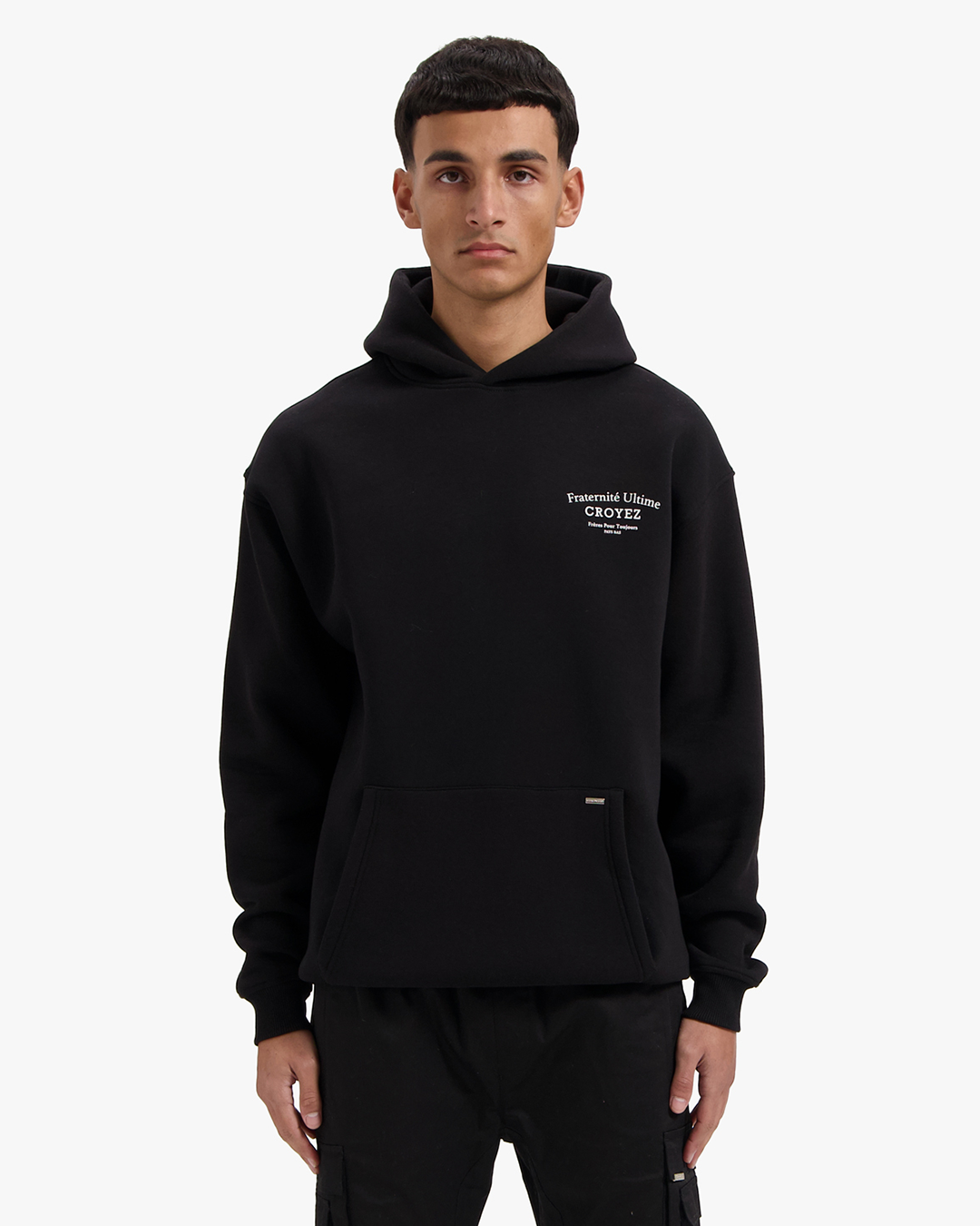 CROYEZ FRATERNITÉ HOODIE - BLACK