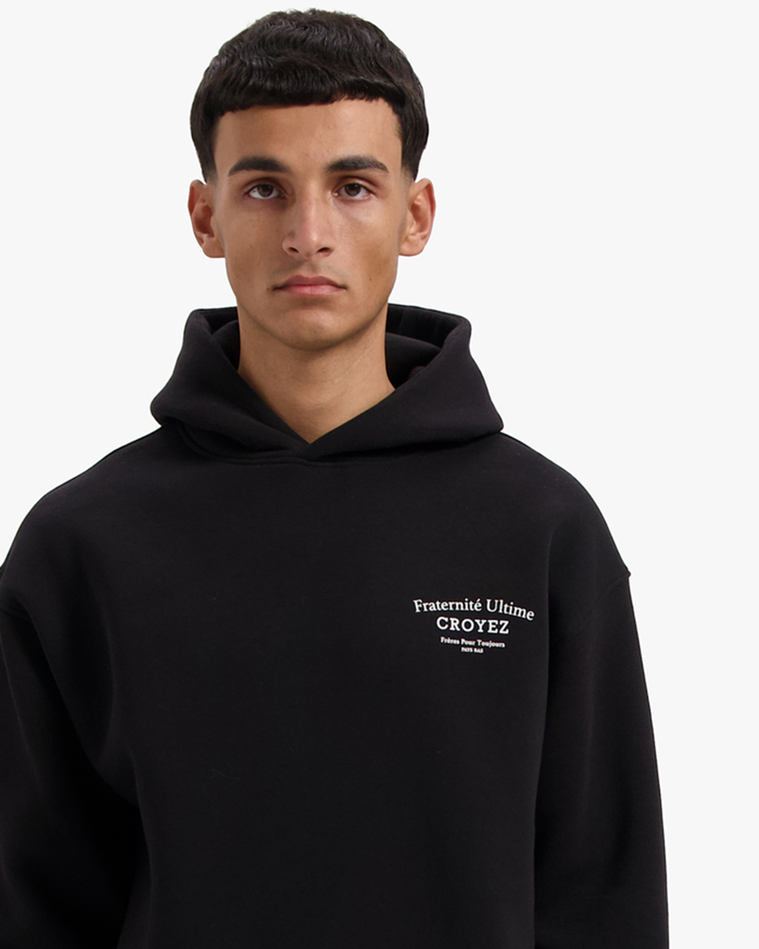 CROYEZ FRATERNITÉ HOODIE | BLACK