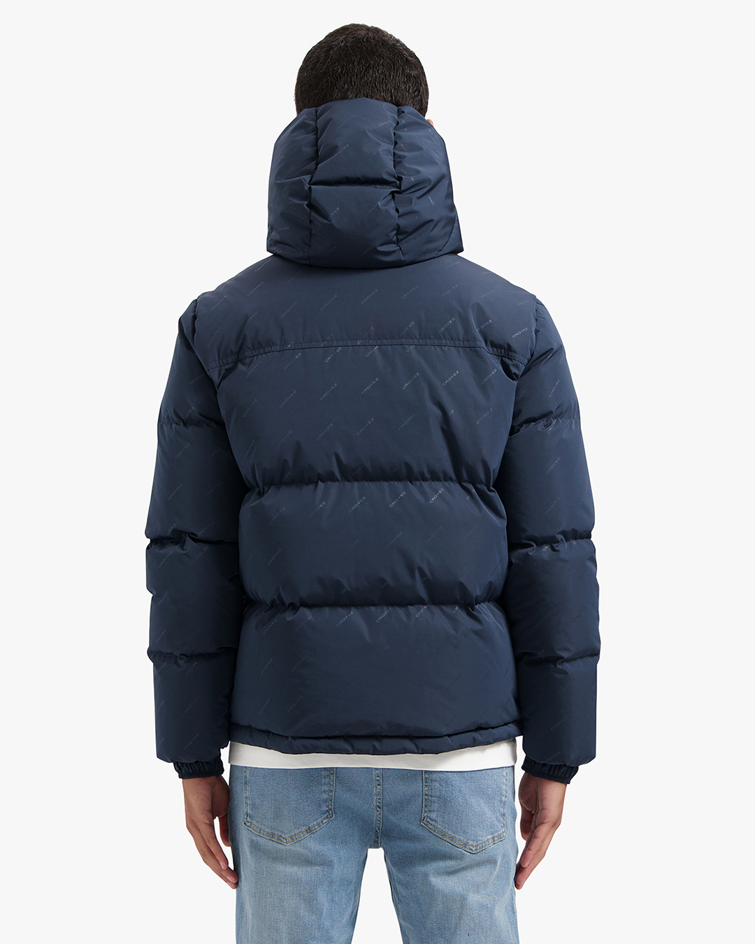 CROYEZ ALLOVER PUFFER JACKET - NAVY