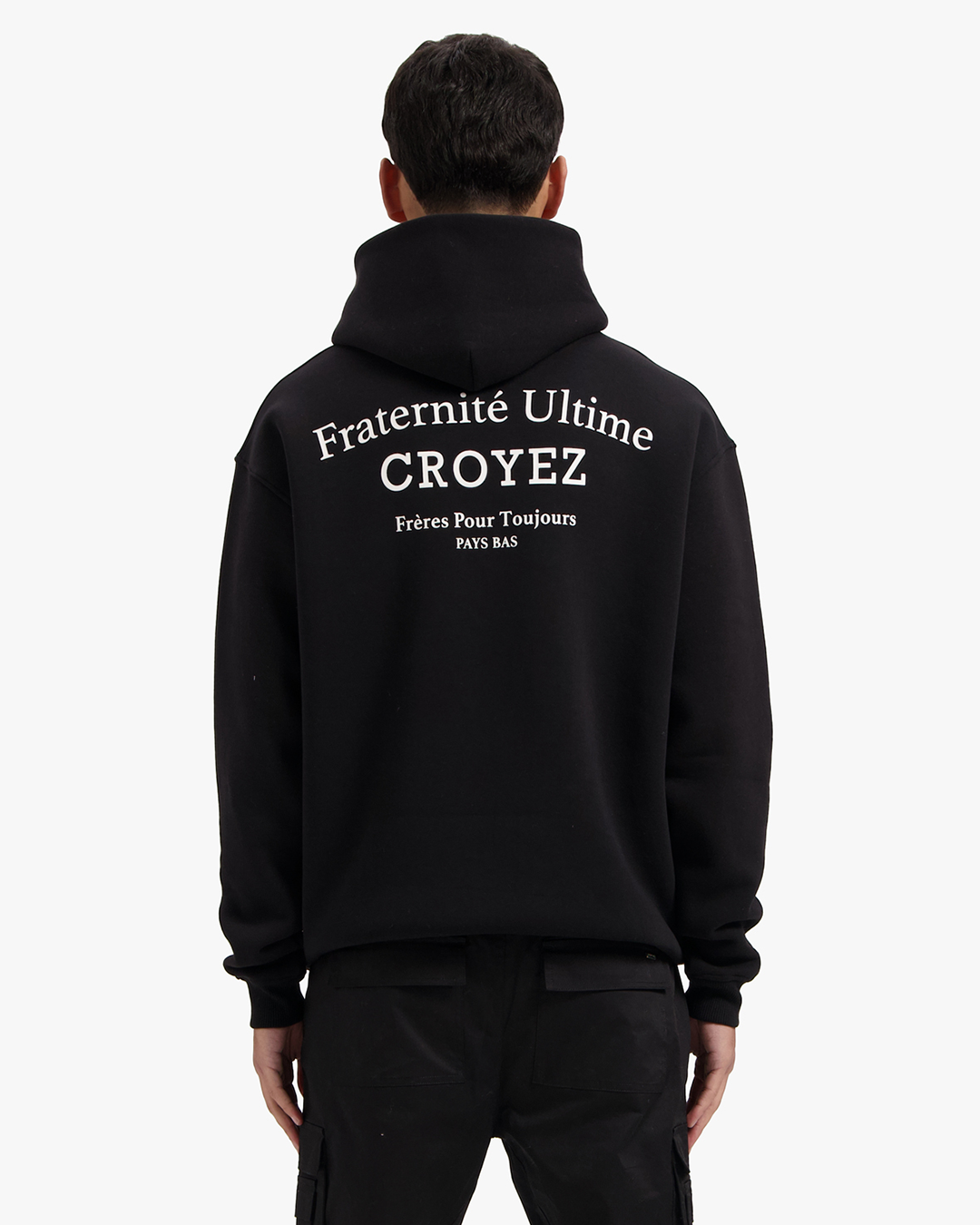 CROYEZ FRATERNITÉ HOODIE | BLACK