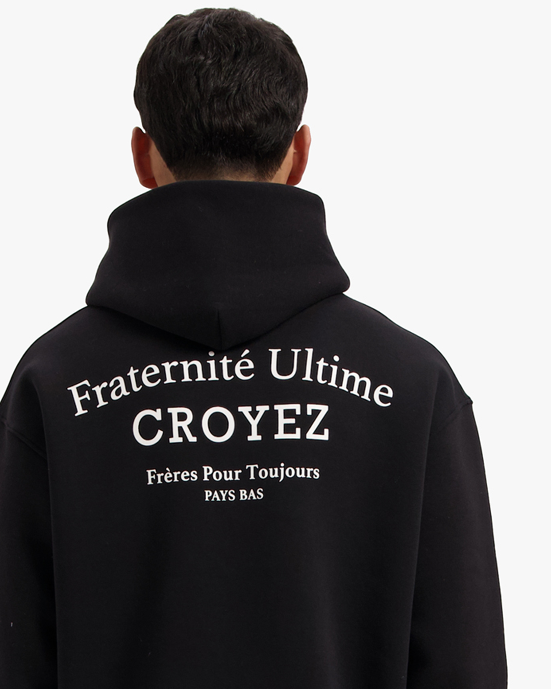 CROYEZ FRATERNIT√Â HOODIE - BLACK